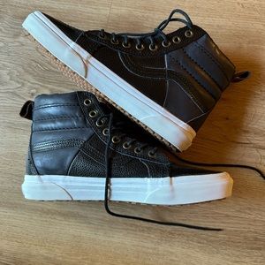 Black high top Vans